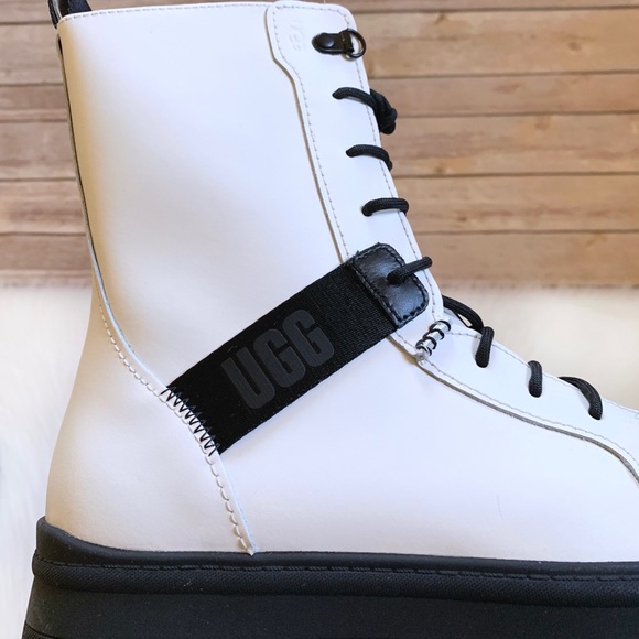 UGG Sheena Platform Combat Lace-Up Boots - Picture 3 of 8